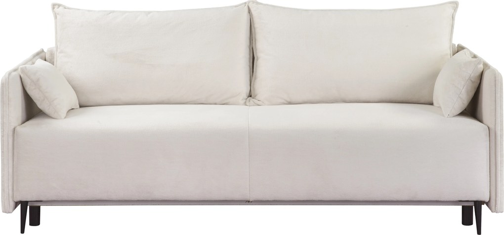 Masseno Sofa ARNO z funkcją spania i pojemnikiem na pościel, Rozkładana sofa - Beżowy, SORRISO 6