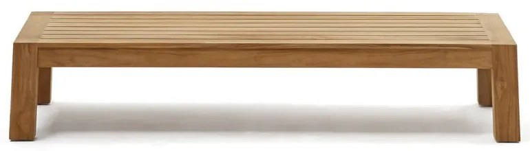 Stolik z litego drewna tekowego 76x153 cm Forcanera – Kave Home