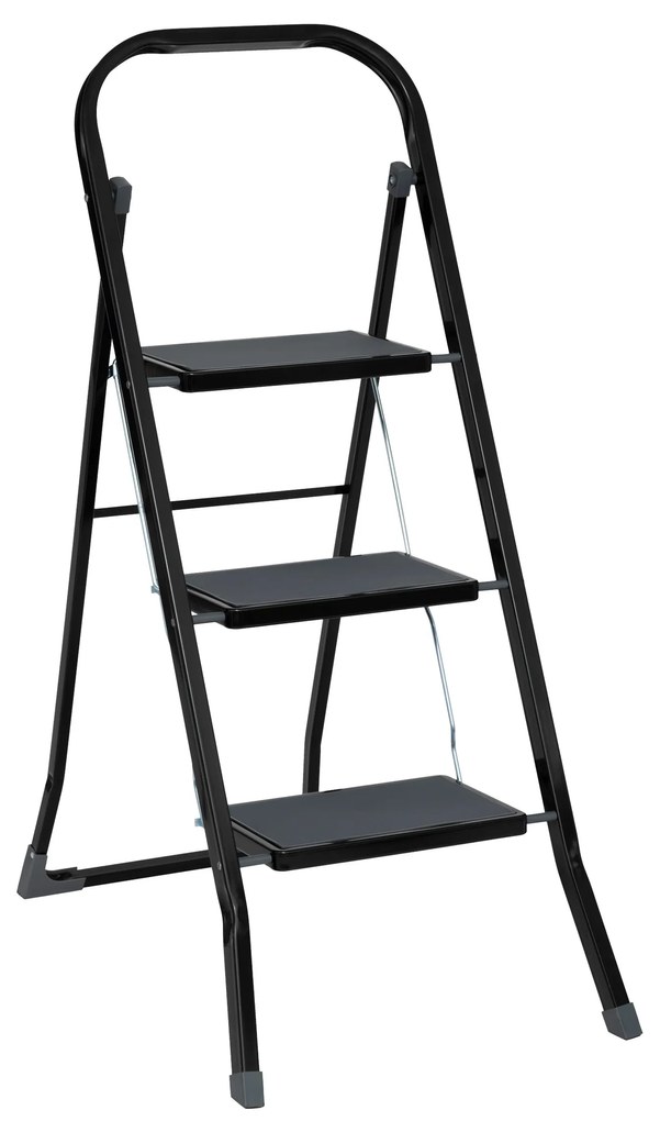 Drabina metalowa 3 stopniowa, 73,5 x 105,3 cm