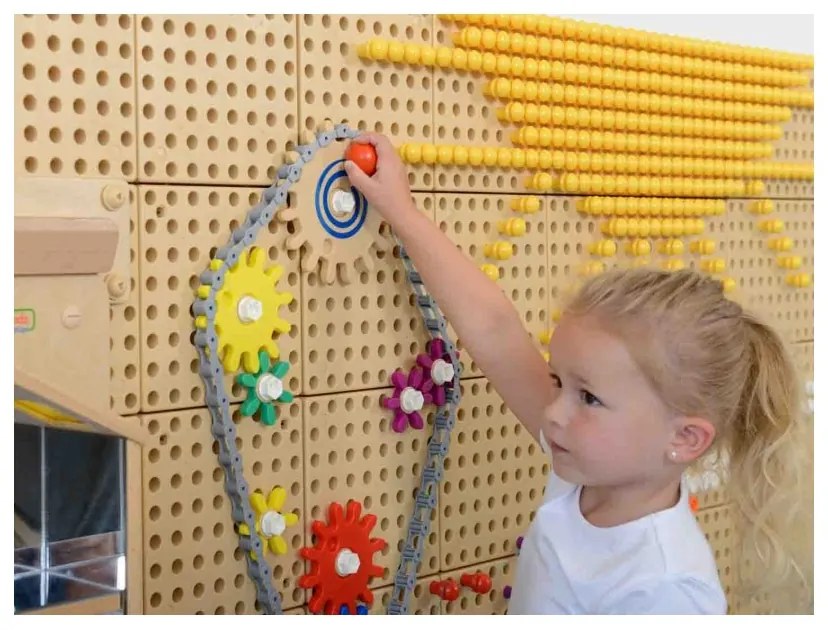 Koła zębate zbuduj własny mechanizm - tablica naukowo-kreatywna masterkidz stem