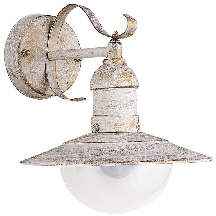 Brilagi - Kinkiet zewnętrzny MOLDE 1xE27/60W/230V IP44 biały/patyna