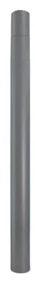 Przedłużka do słupa oświetlenia zewnętrznego BASE 1 m szara