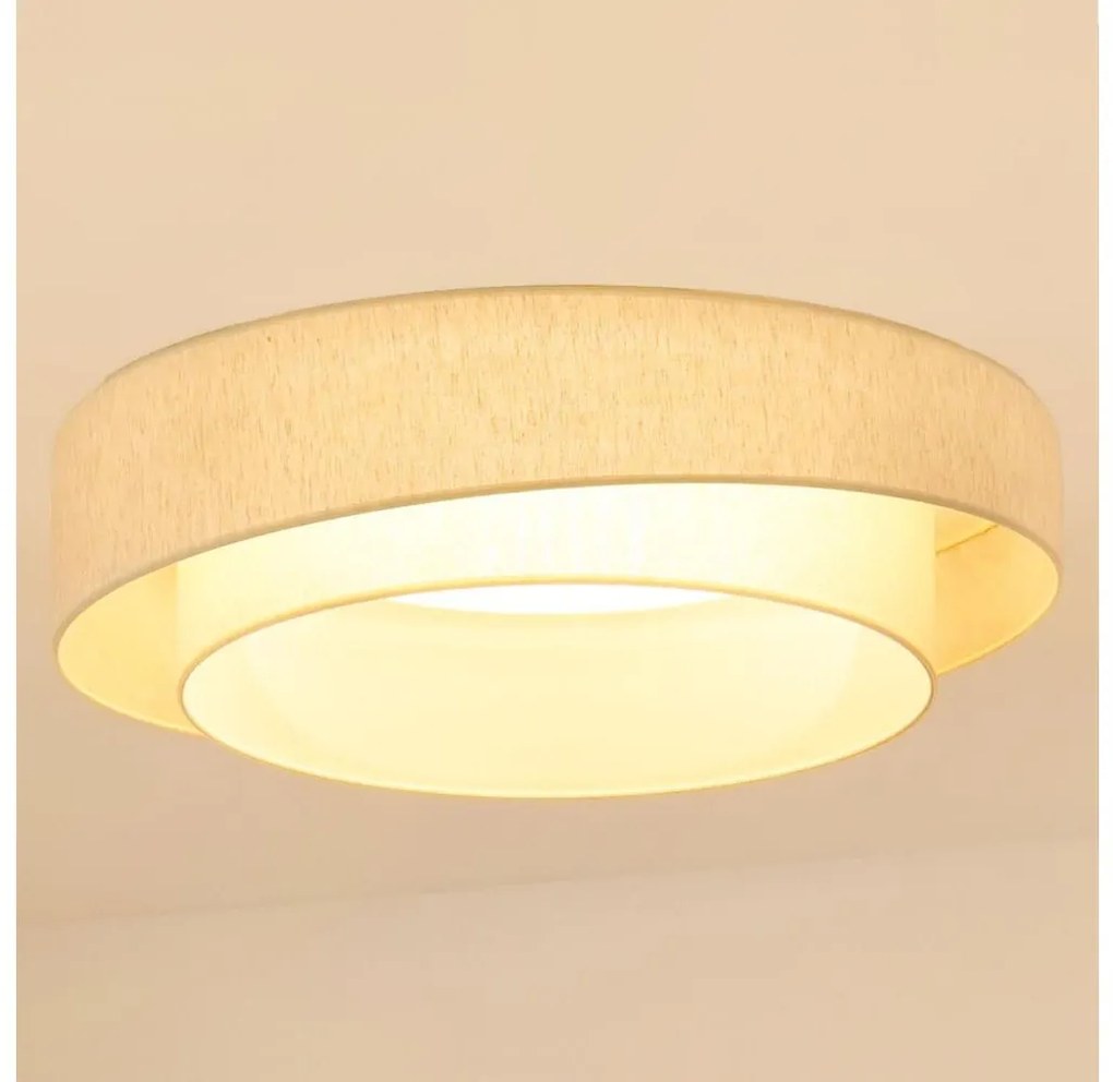 Brilagi - LED Plafon ściemnialny SHINE LED/24W/230V kremowy + pilot