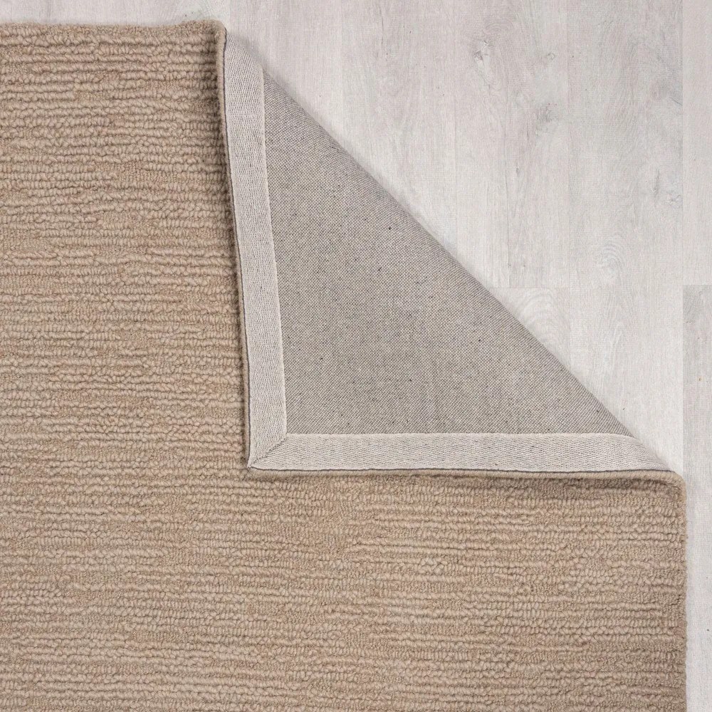 Beżowy wełniany dywan tkany ręcznie 200x290 cm Harris Boucle – Flair Rugs