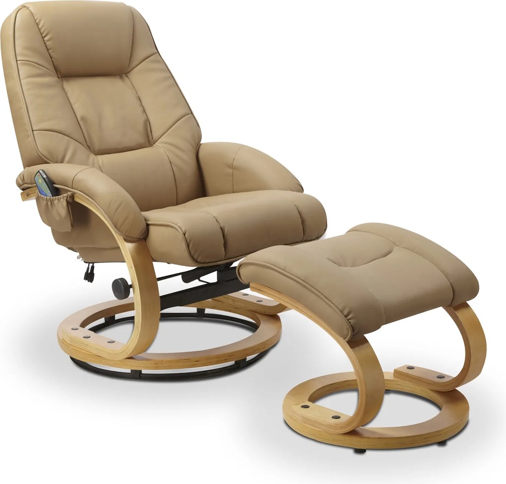 Fotel rozkładany z podnóżkiem Matador