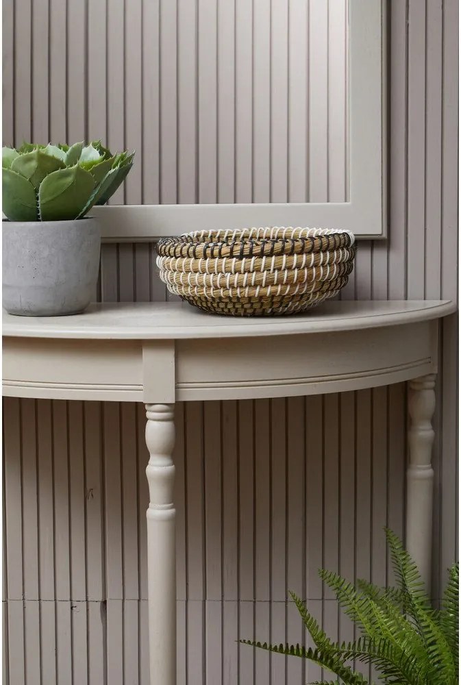Beżowa konsola z litego drewna sosnowego 30x80 cm Heritage – Premier Housewares
