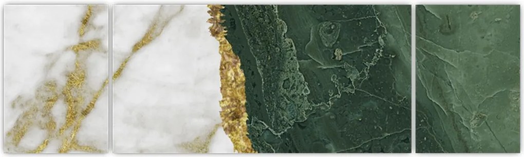 Obraz - Zielony marmur N⁰3 (170x50 cm)