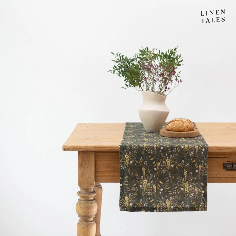Lniany bieżnik 40x150 cm Woodland – Linen Tales