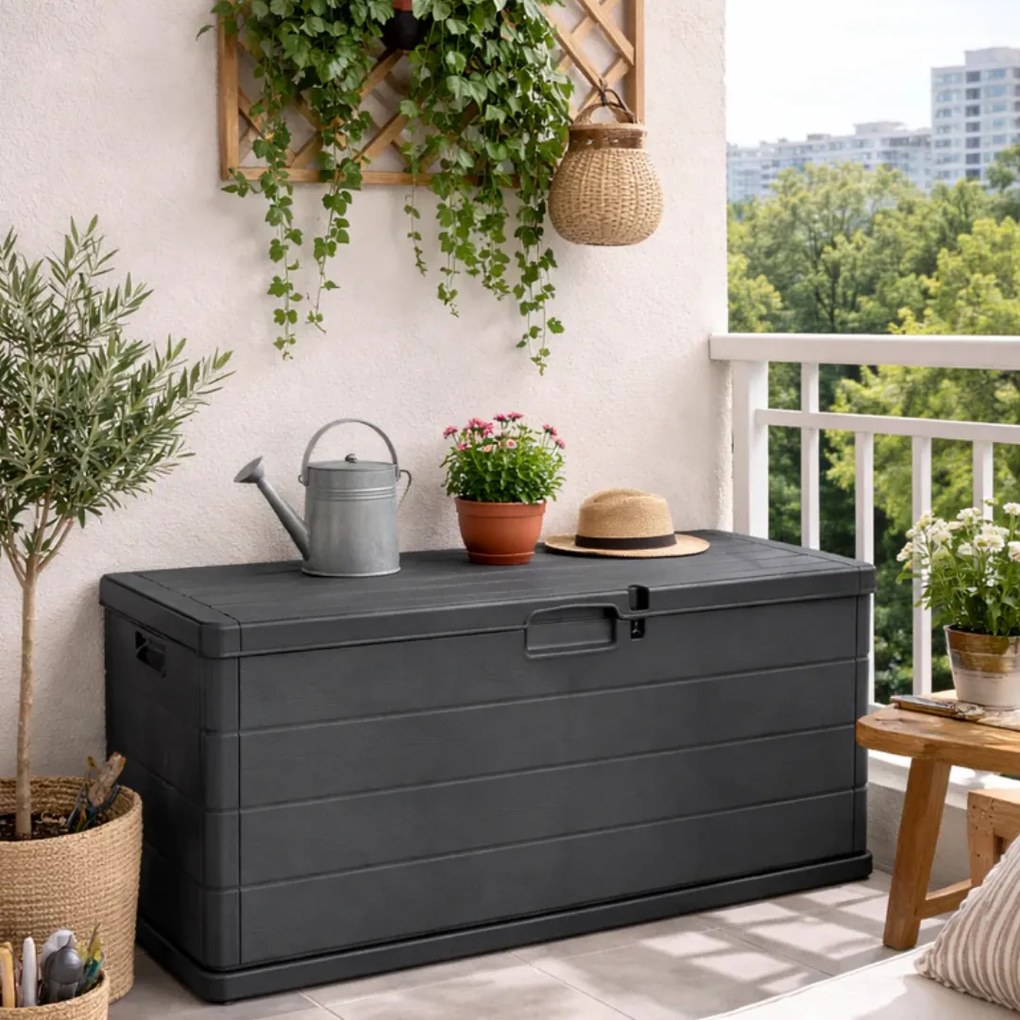 Pojemnik do przechowywania ALPHA, 340L, 118x59x57cm, antracytowa I.P.A.E-Progarden