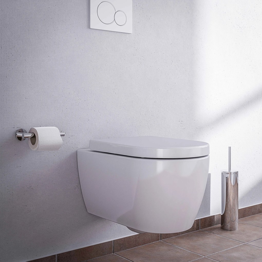 Miska WC wisząca lejowa bezkołnierzowa NT2039