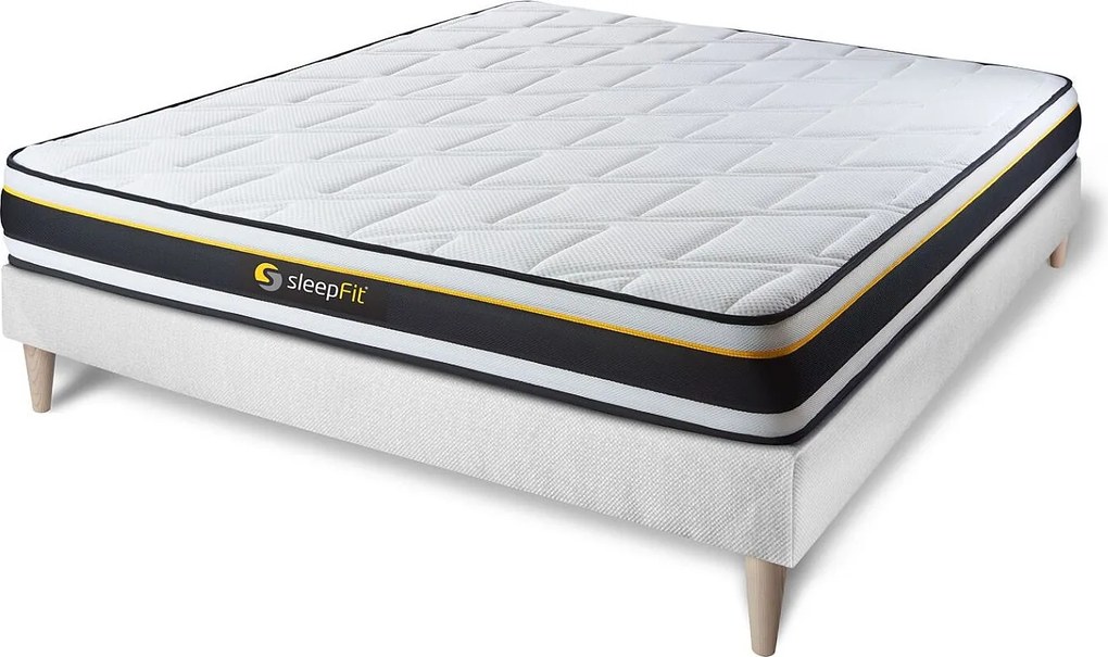 Materac Soft 150x200cm + zestaw podstawa lózka