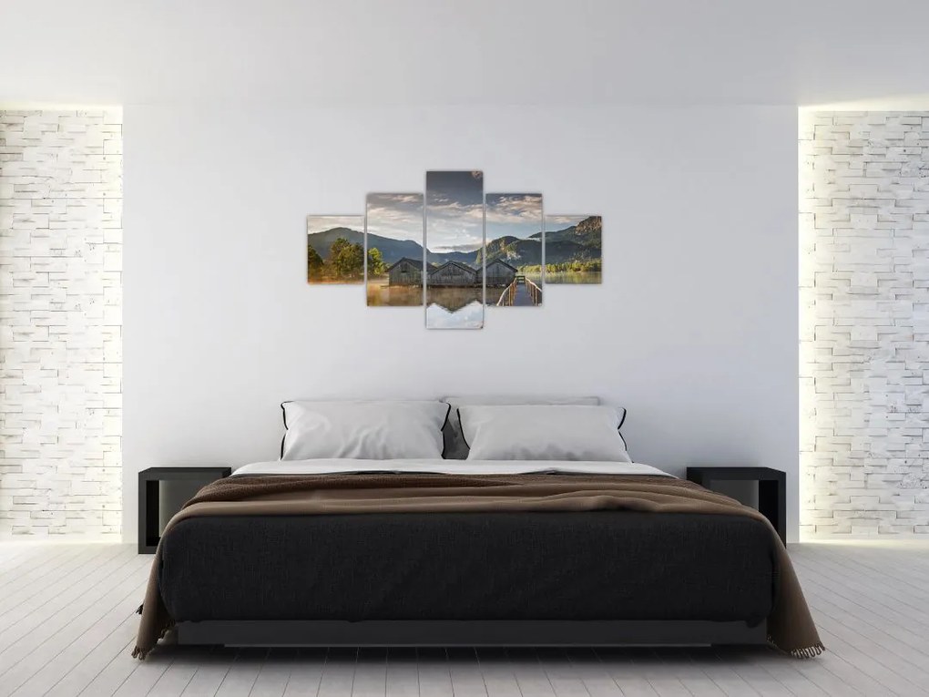 Obraz jeziora (125x70 cm)