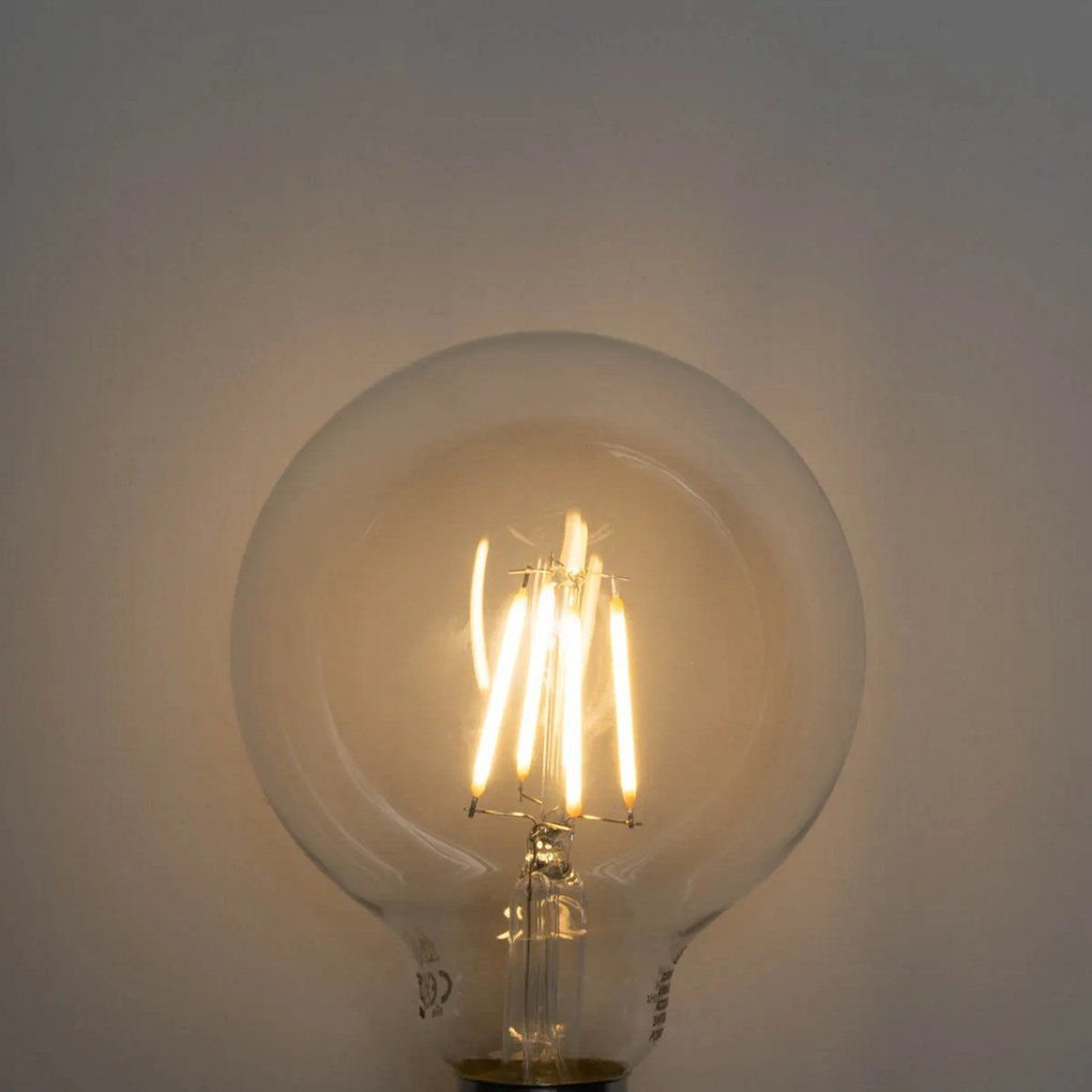 Zestaw 5 żarówek LED E27 G95 4W 450 lm 2700K z 3-stopniową regulacją jasności