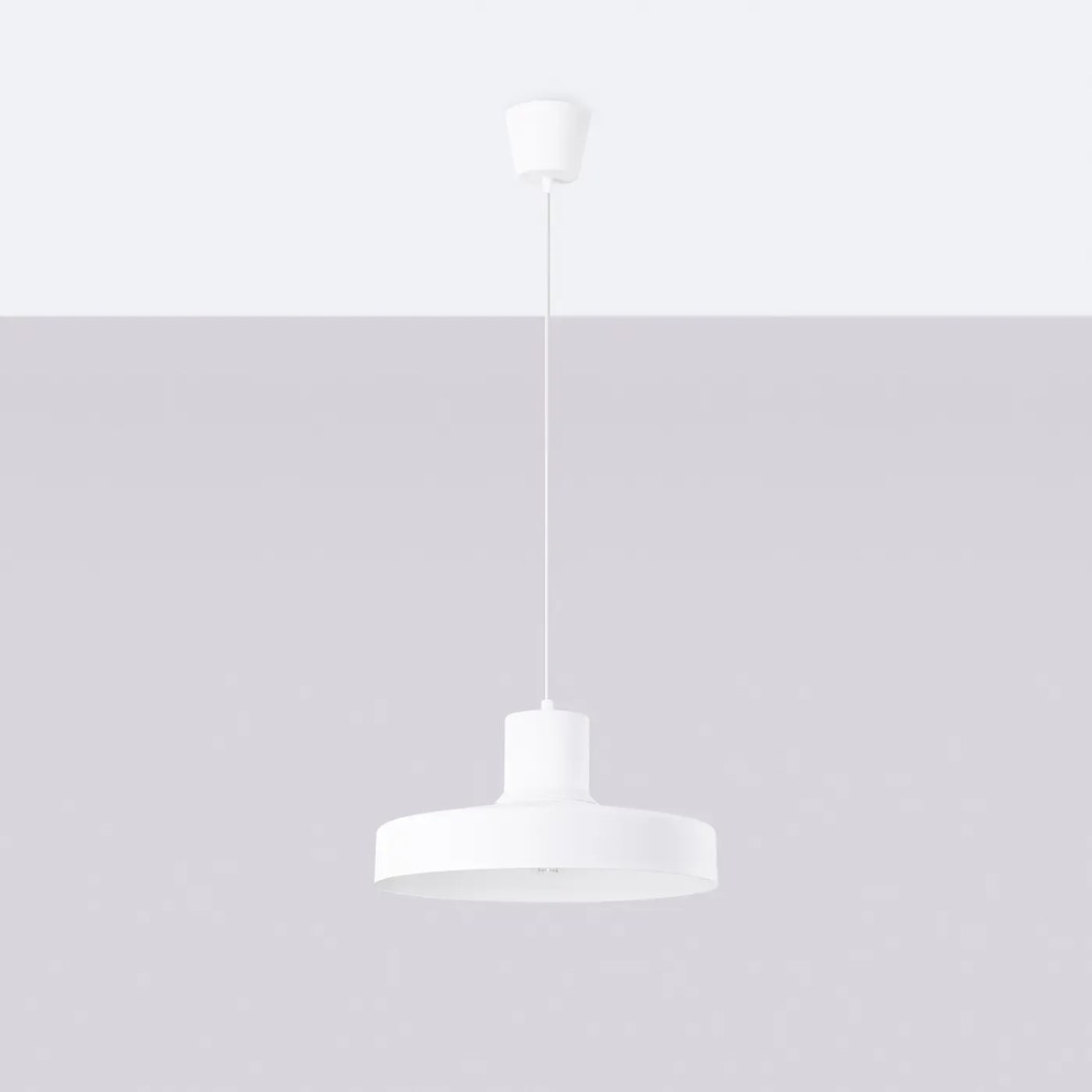 Lampa wisząca BILO biała SOLLUX  LIGHTING