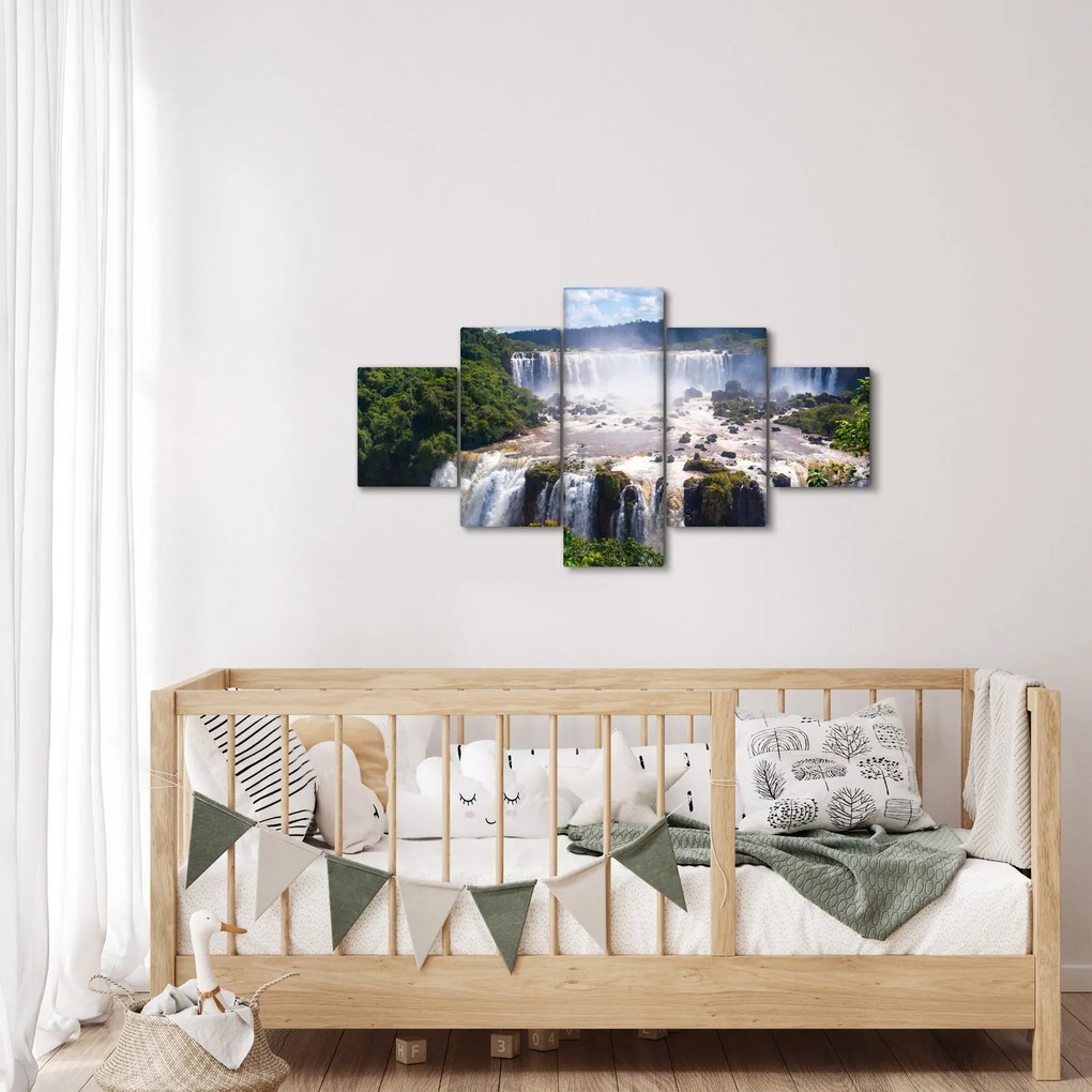 Obraz wodospadu Iguassu (125x70 cm)