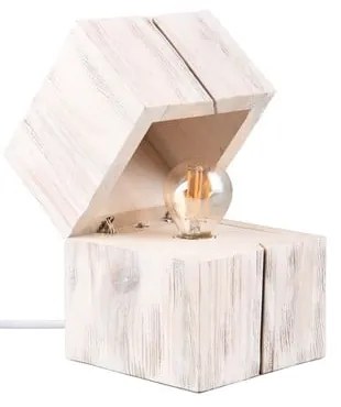 Biała lampa stołowa (wys.16 cm) Treasure – Trio