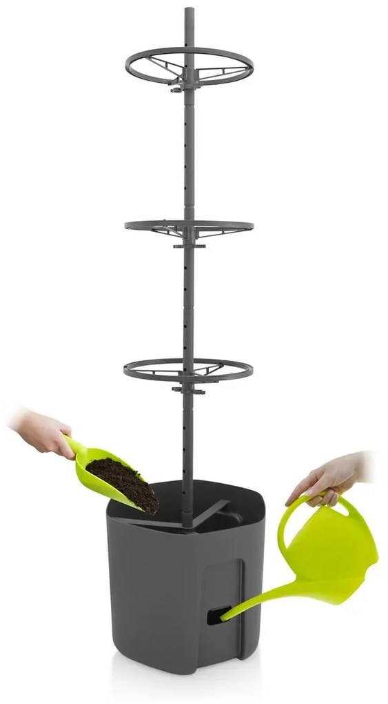 Gardenico Pojemnik do uprawy pomidorów antracyt, śr. 29 cm, S