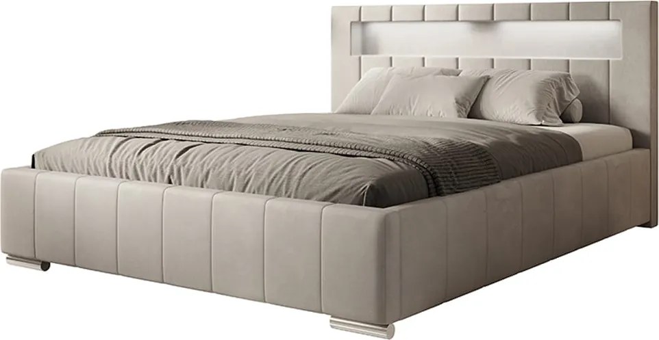 Łóżko tapicerowane NEAPOL z pojemnikiem na pościel