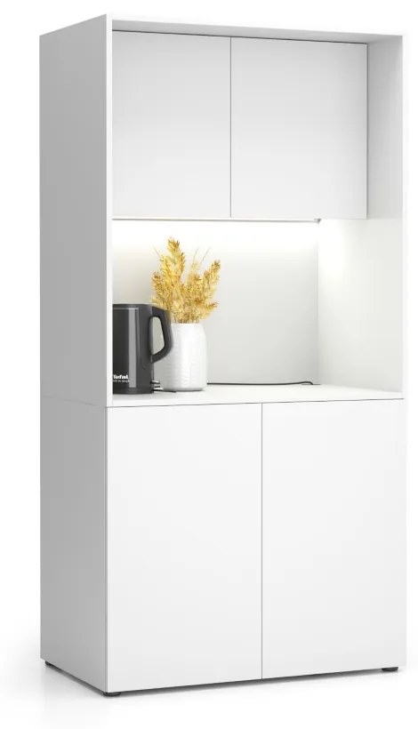 Kuchnia NIKA bez wyposażenia 1000 x 600 x 2000 mm, biały