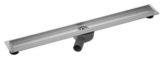 Liniowy odpływ prysznicowy 94x8,1 cm srebrny/szary