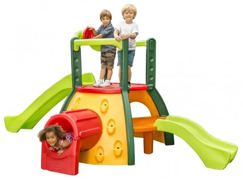 Little tikes super małpi gaj kolor 2/1 plac zabaw zjeżdżalnia