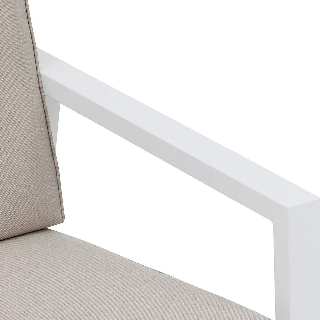 Zestaw aluminiowy dla 5 osób NOVARA (biały)