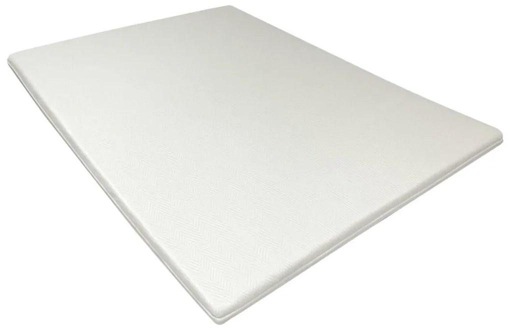 Nakładka na materac 140 x 190 cm z pianki z pamięcią kształtu, zdejmowany pokrowiec, grubość 5 cm- NAJOON od YSMÉE