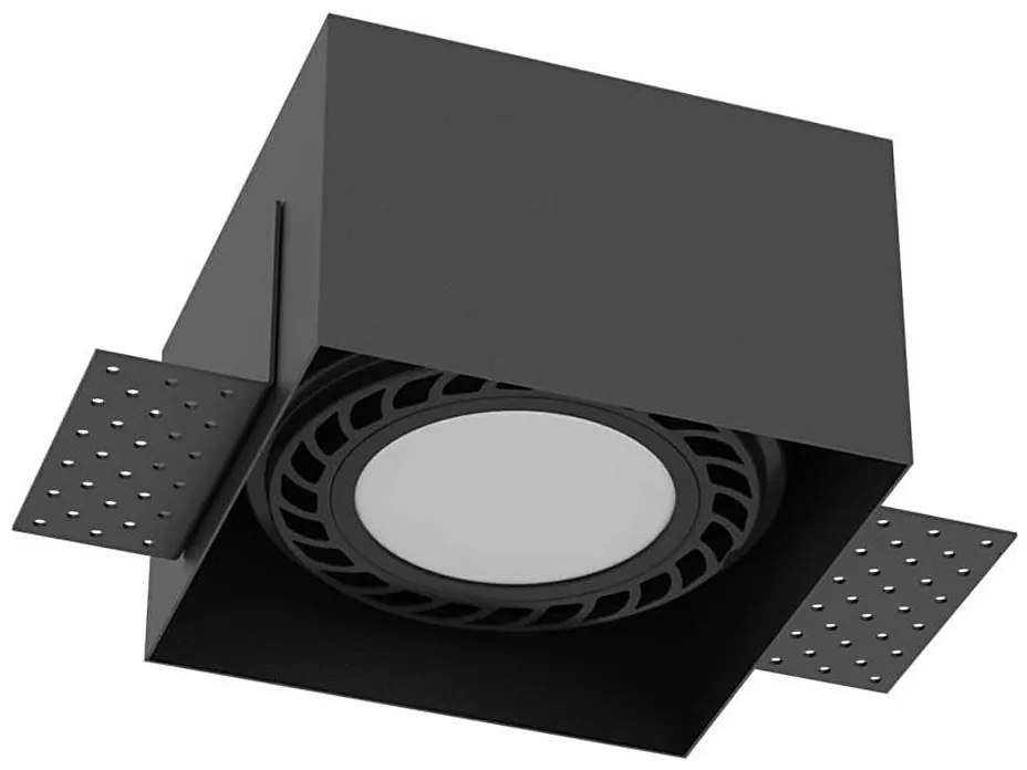 Brosline 3268 - Wpuszczana oprawa sufitowa CAGE 1xGU10/18W/230V czarna