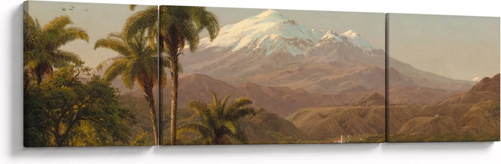 Obraz - Frederic Edwin Church, Tamaca Palms, reprodukcje (170x50 cm)