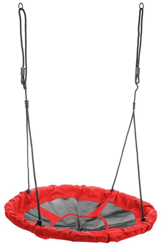 CZERWONA HUŚTAWKA OGRODOWA 65 CM TYPU BOCIANIE GNIAZDO