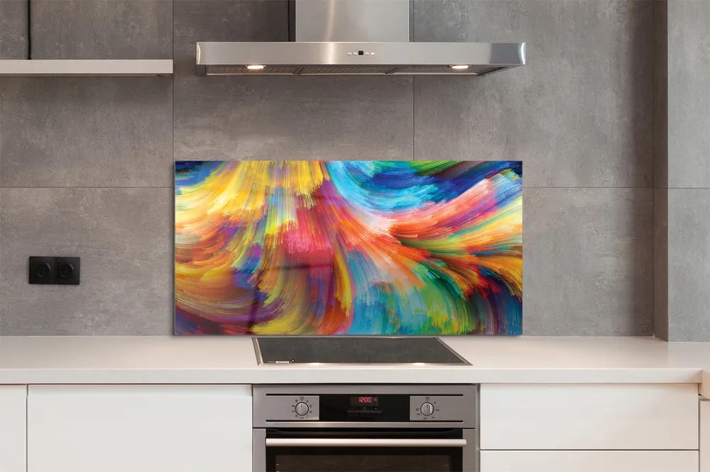 Panel Kuchenny Szklany Dynamiczny Rytm Barw