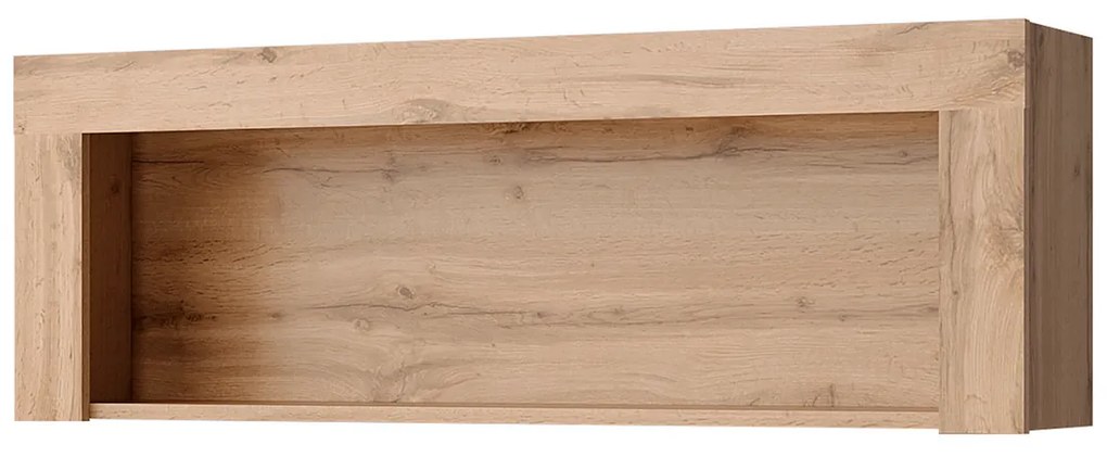 Półka wisząca MORATIZ, dąb wotan