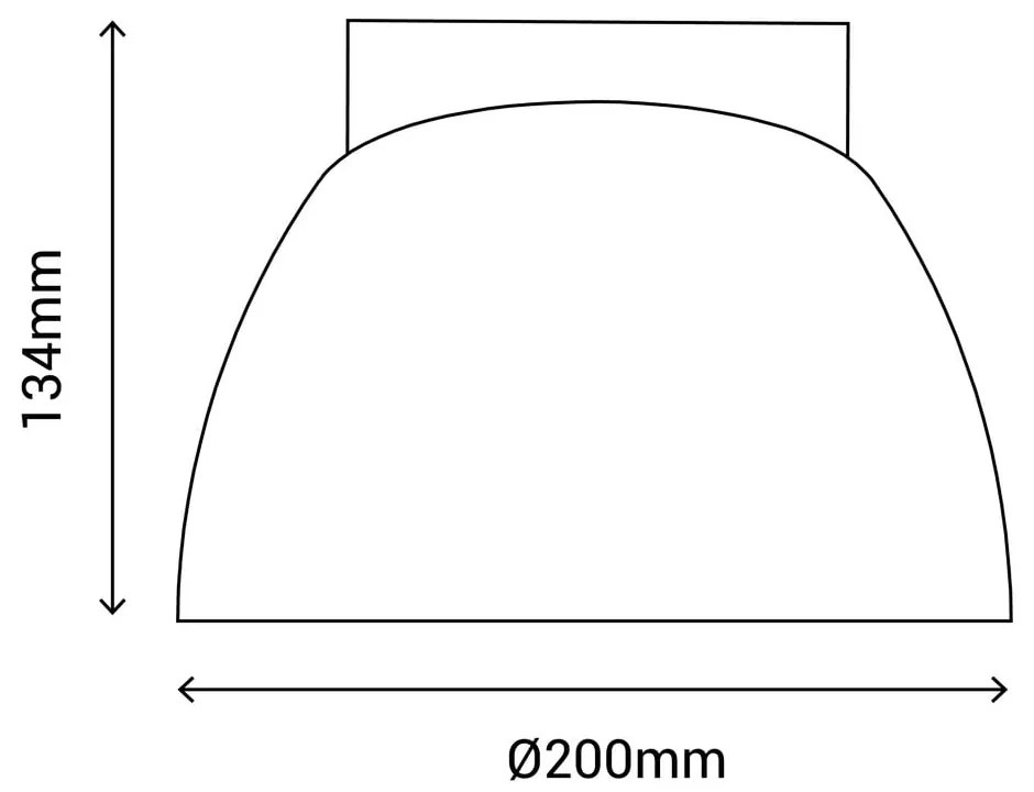 Lampa zewnętrzna wisząca LED ø 20 cm – SULION