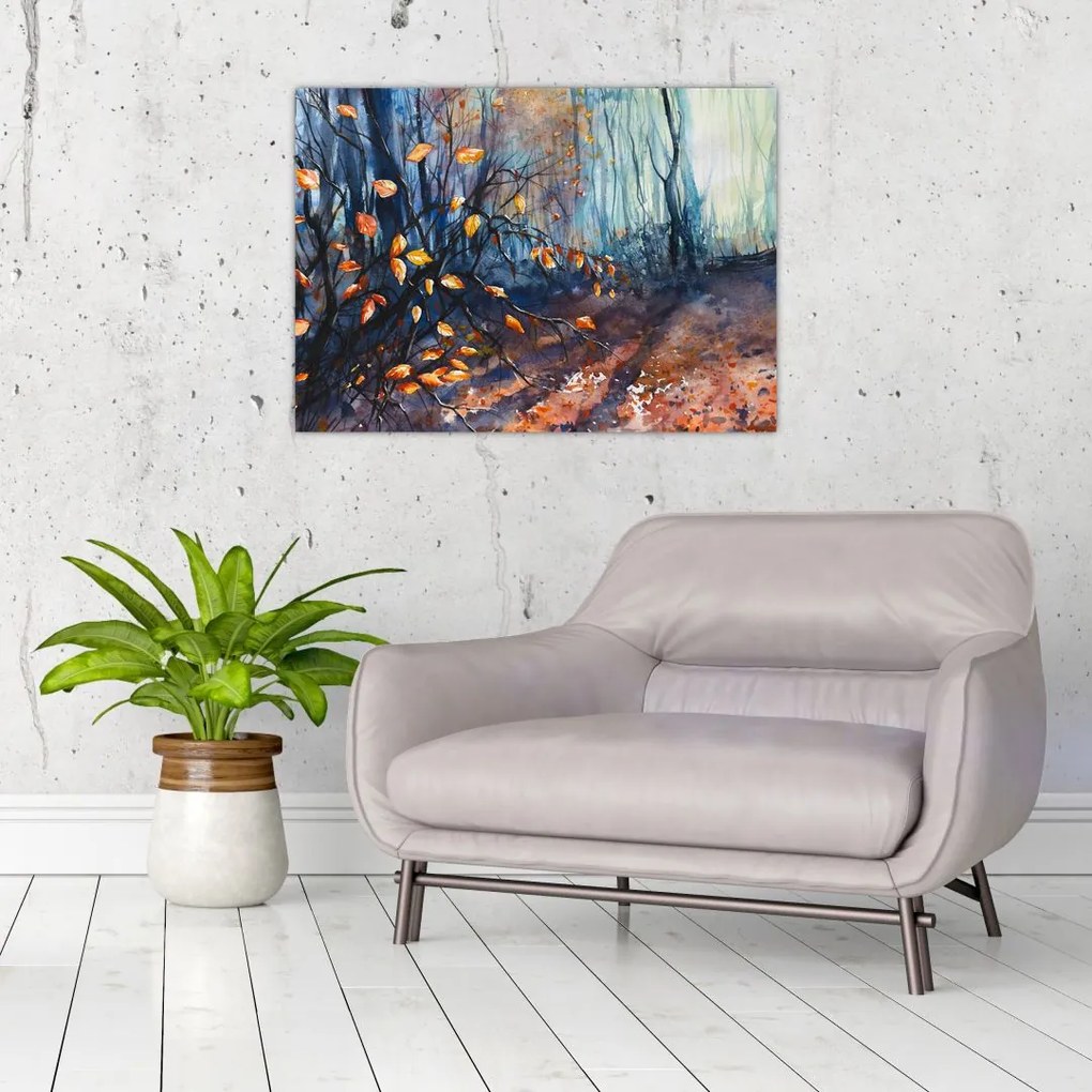 Obraz - Promienie jesiennego słońca (70x50 cm)