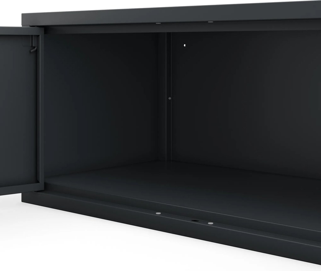 Nadstawka na szafę antracytowa, 800x380x400 mm: EWA