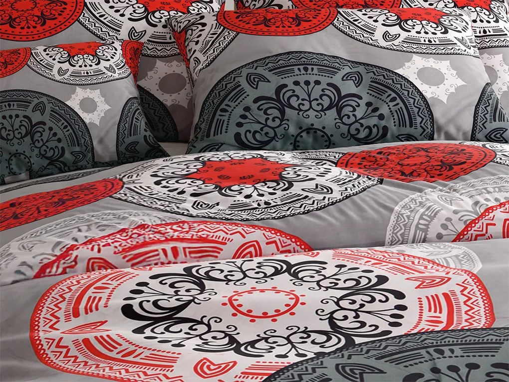 PrzytulneMieszkanie.pl PrzytulneMieszkanie.pl Pościel z mikrofibry ORIENT COLOR, szare Rozmiar pościeli: 70 x 90 cm | 140 x 200 cm