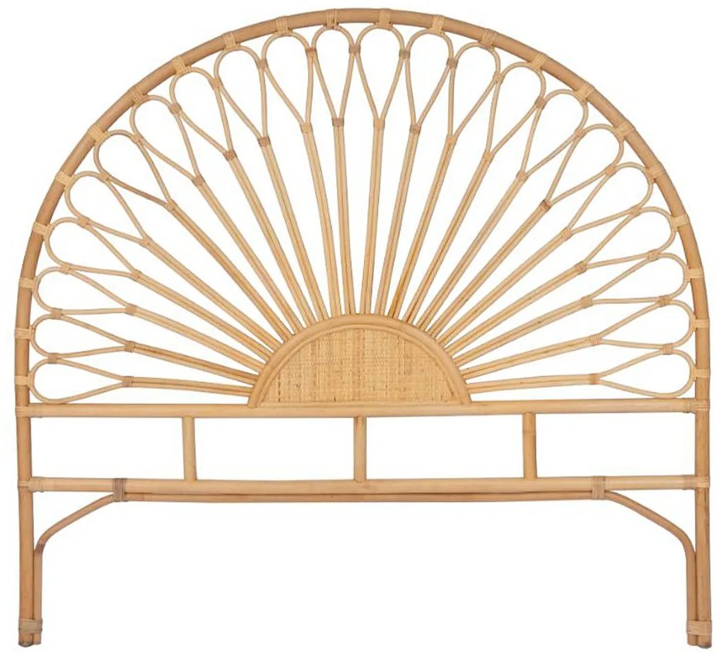 Zagłówek  140 cm – rattan – kolor naturalny SOLIA