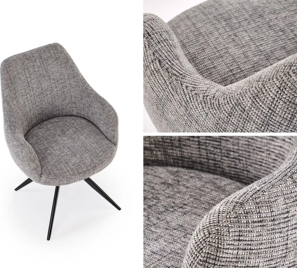 Krzesło do jadalni z funkcją obracania K564 Halmar