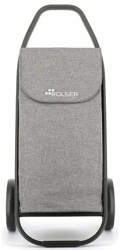 Rolser Torba na kółkach Com Tweed 8 Black Tube,szara