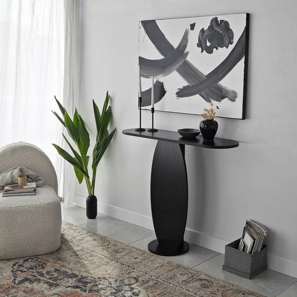 Stolik pomocniczy Ellittica Anthracite