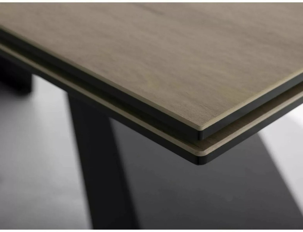 Stół rozkładany WESTIN CERAMIC 160(240)x90 jasny brąz mat sabbia SIGNAL