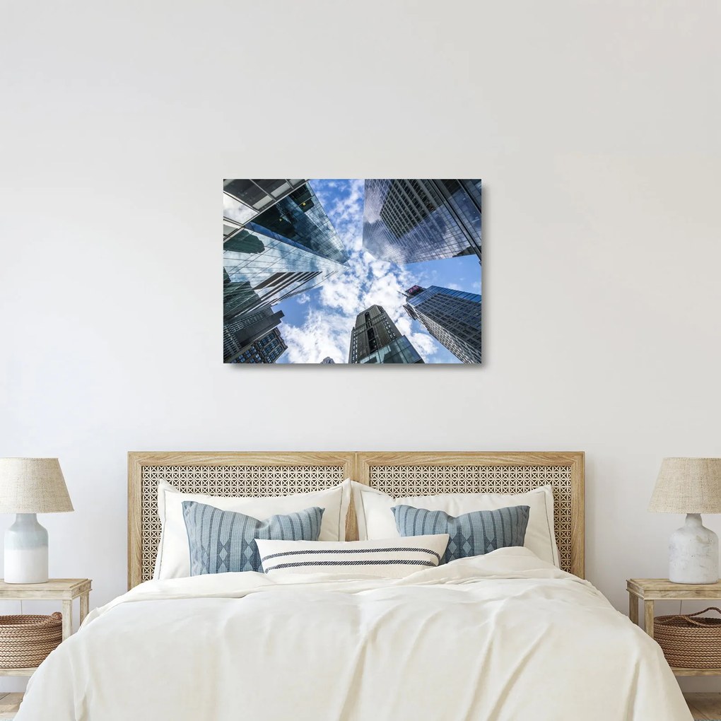 Obraz na szkle drapaczy chmur (70x50 cm)