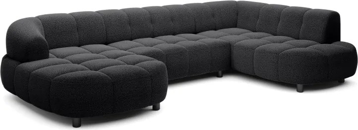 Narożnik VELPA XL Prawostronny z elektryczną regulacją siedziska w tkaninie LOOP 20 WERSAL