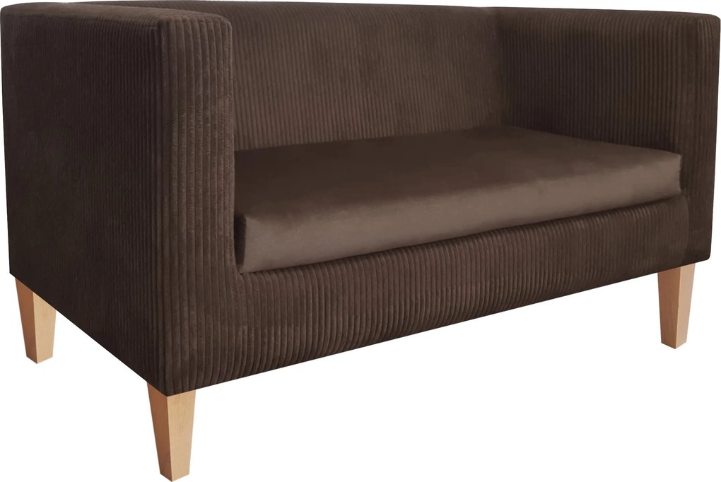 Sofa Monaco : Kolor nogi - Drewno, Kolor tkaniny - Kronos6/Poso6, Typ tkaniny - Kronos/Poso, Wysokość nogi - 20 cm