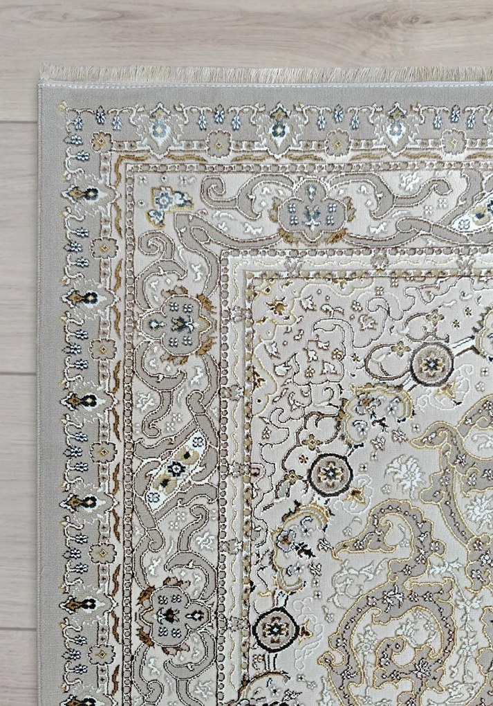 Dywan klasyczny Gold Rozeta beżowo-złoty 240 cm x 330 cm