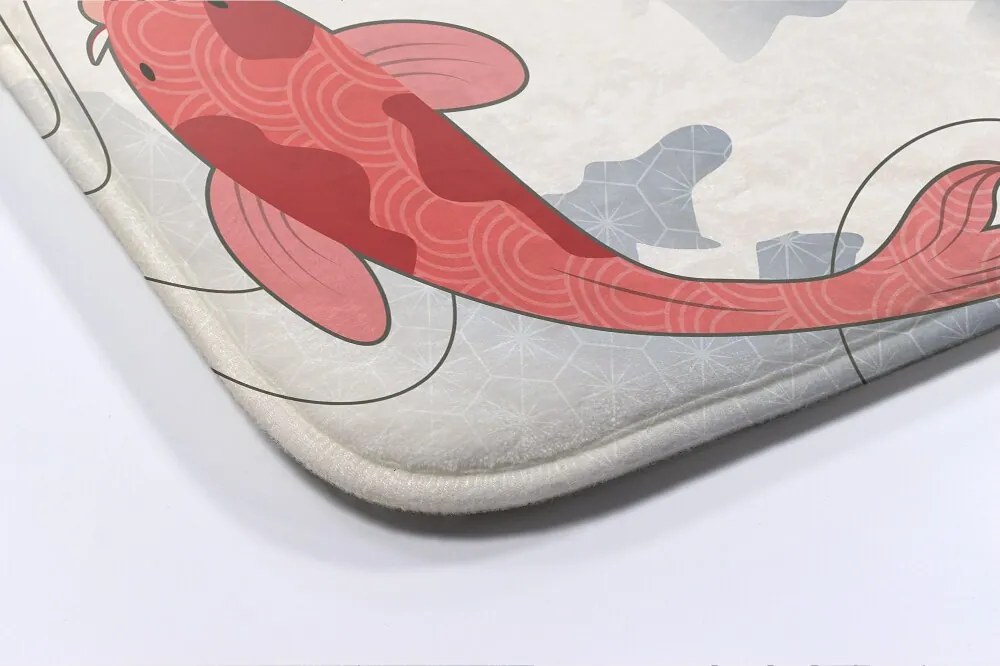 Dywanik łazienkowy antypoślizgowy Dywanik łazienkowy antypoślizgowy Rybki Karpie