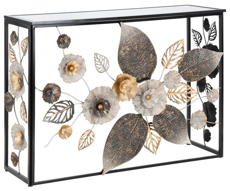 Czarna konsola 42x112 cm Glam Dark – Mauro Ferretti