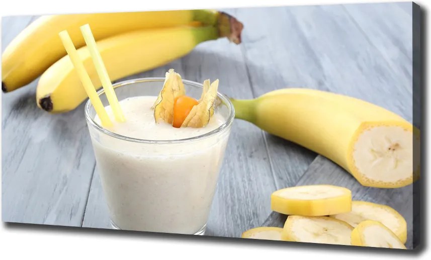 Foto obraz na płótnie Bananowy koktajl