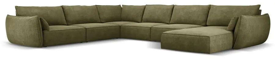 Zielony narożnik (lewostronny) Vanda – Mazzini Sofas