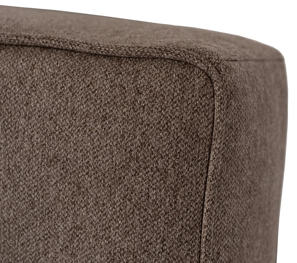 Sofa z Funkcją Spania MALTA Wersalka Rozkładana Dwuosobowa Brązowa Nowoczesna do Salonu